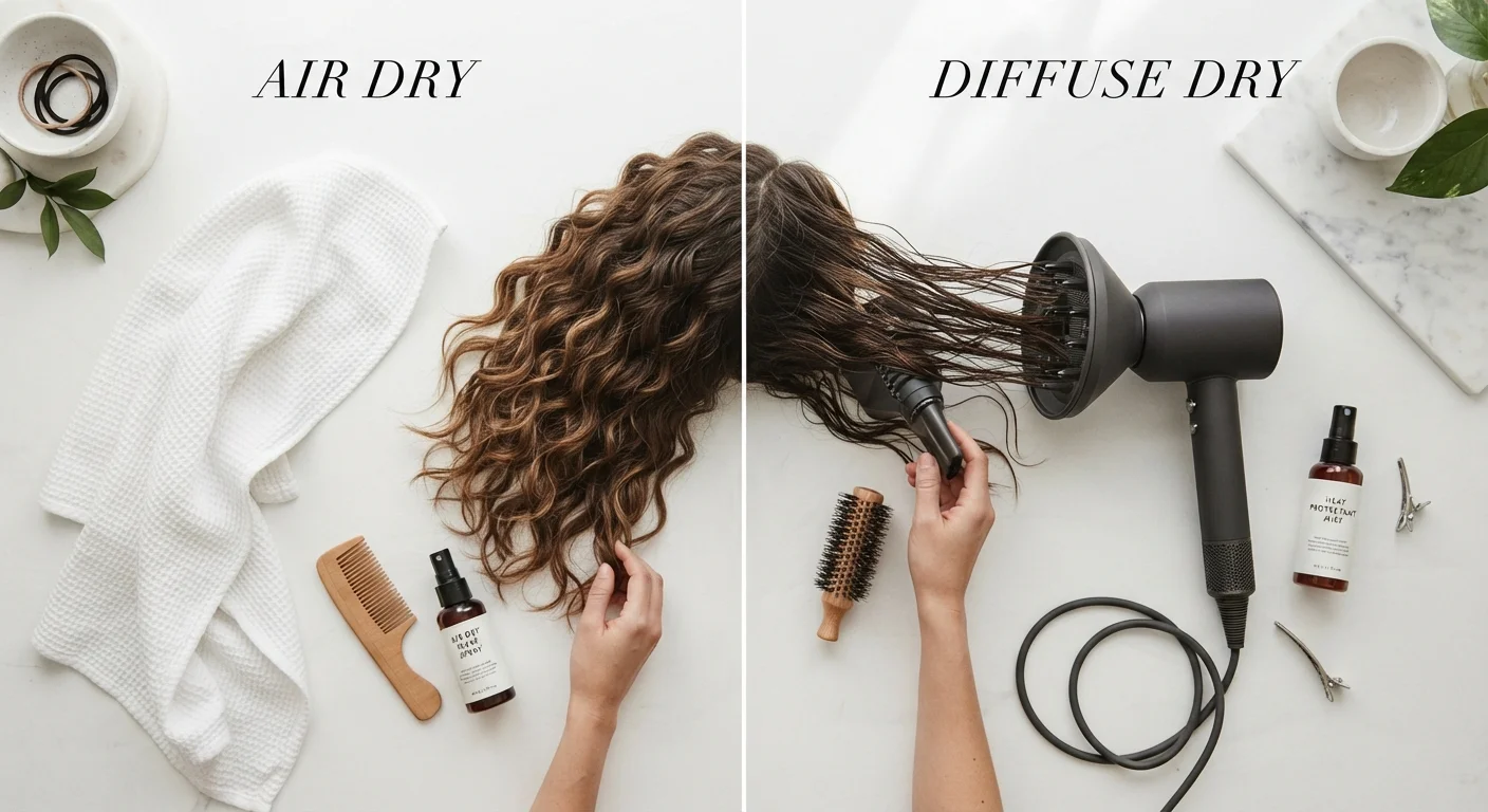Air Drying vs. Blow Drying: A Straightforward Comparison