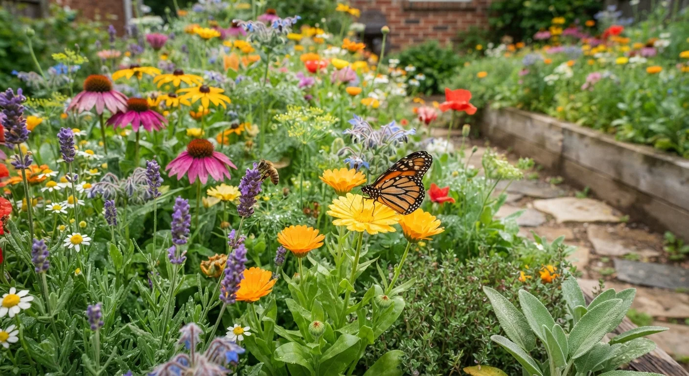 Attracting Pollinators to a Small Garden