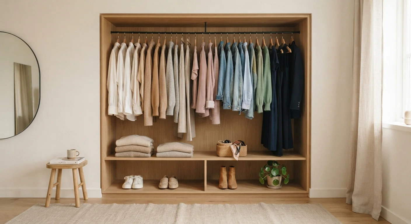 Capsule Wardrobe Organisation: Cutting a Cluttered Closet Down to What You Actually Wear