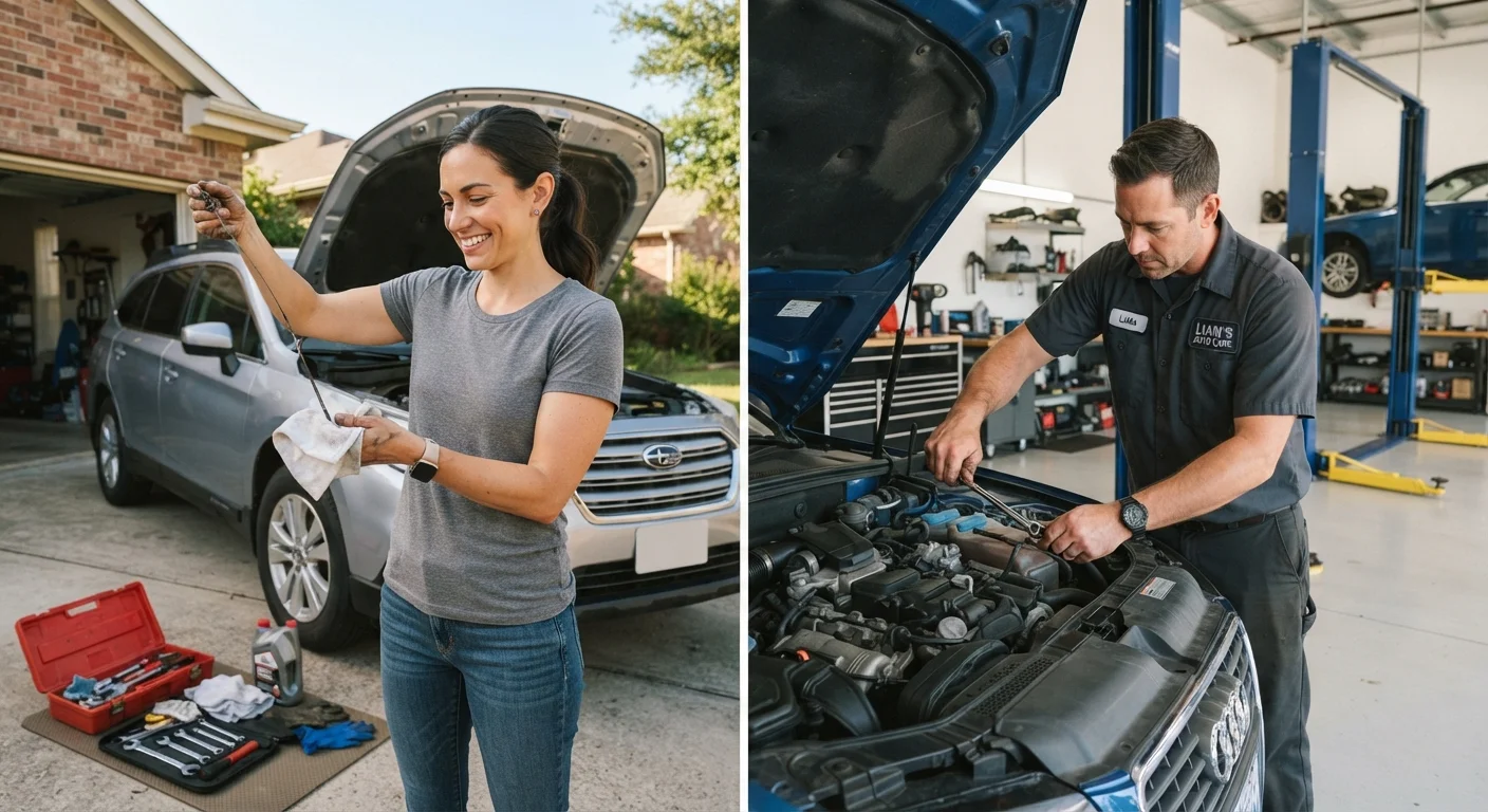 DIY Car Maintenance vs. Going to a Garage