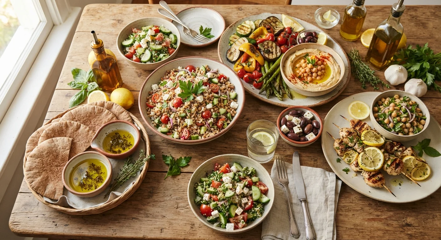 Mediterranean, DASH, and MIND: How Three Evidence-Studied Diets Compare
