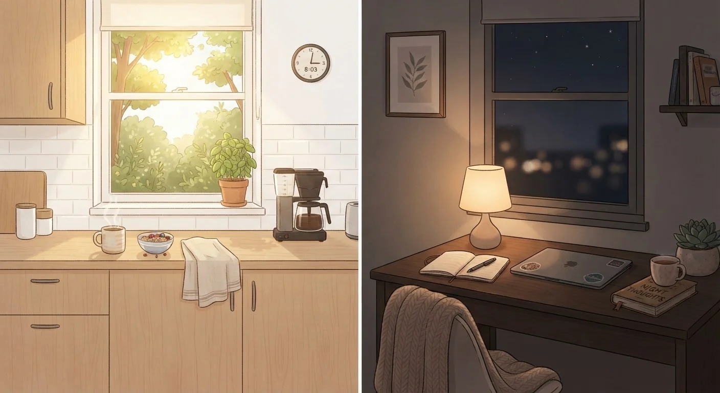 Morning Routine vs Evening Routine: Which Anchor Point Builds Better Habits?