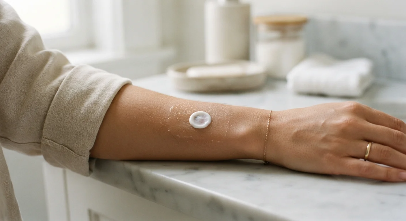 Patch Testing a New Skincare Product