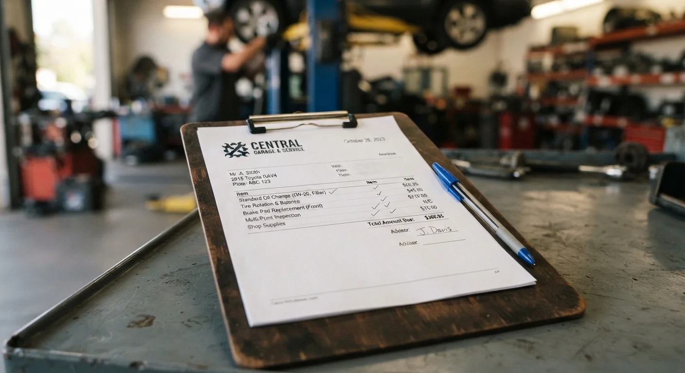 Reading a Mechanic's Invoice Without Getting Lost