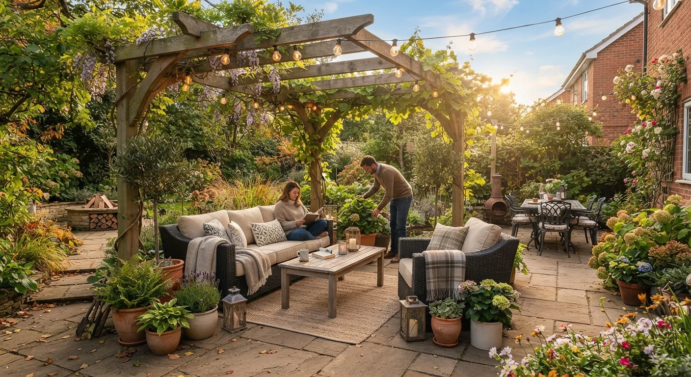 Setting Up an Outdoor Living Space That Stays Comfortable Year-Round