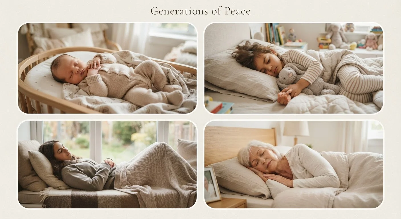 Sleep Across a Lifetime: How Rest Needs Change from Childhood to Later Life