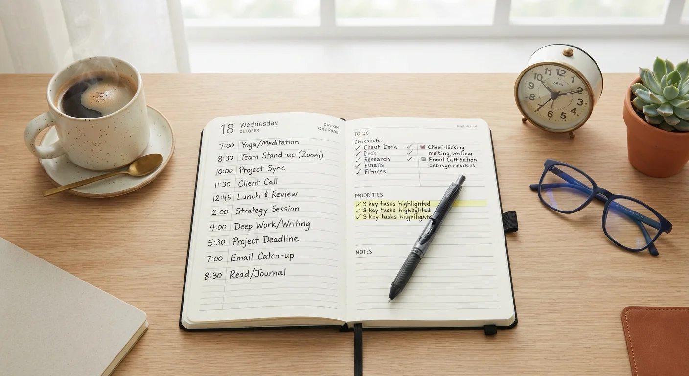 The Honest Trade-Offs of Rigid Daily Schedules