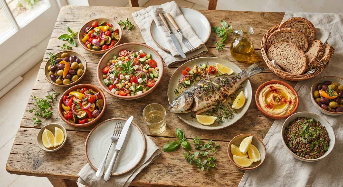 The Mediterranean Diet: What It Actually Looks Like Day to Day