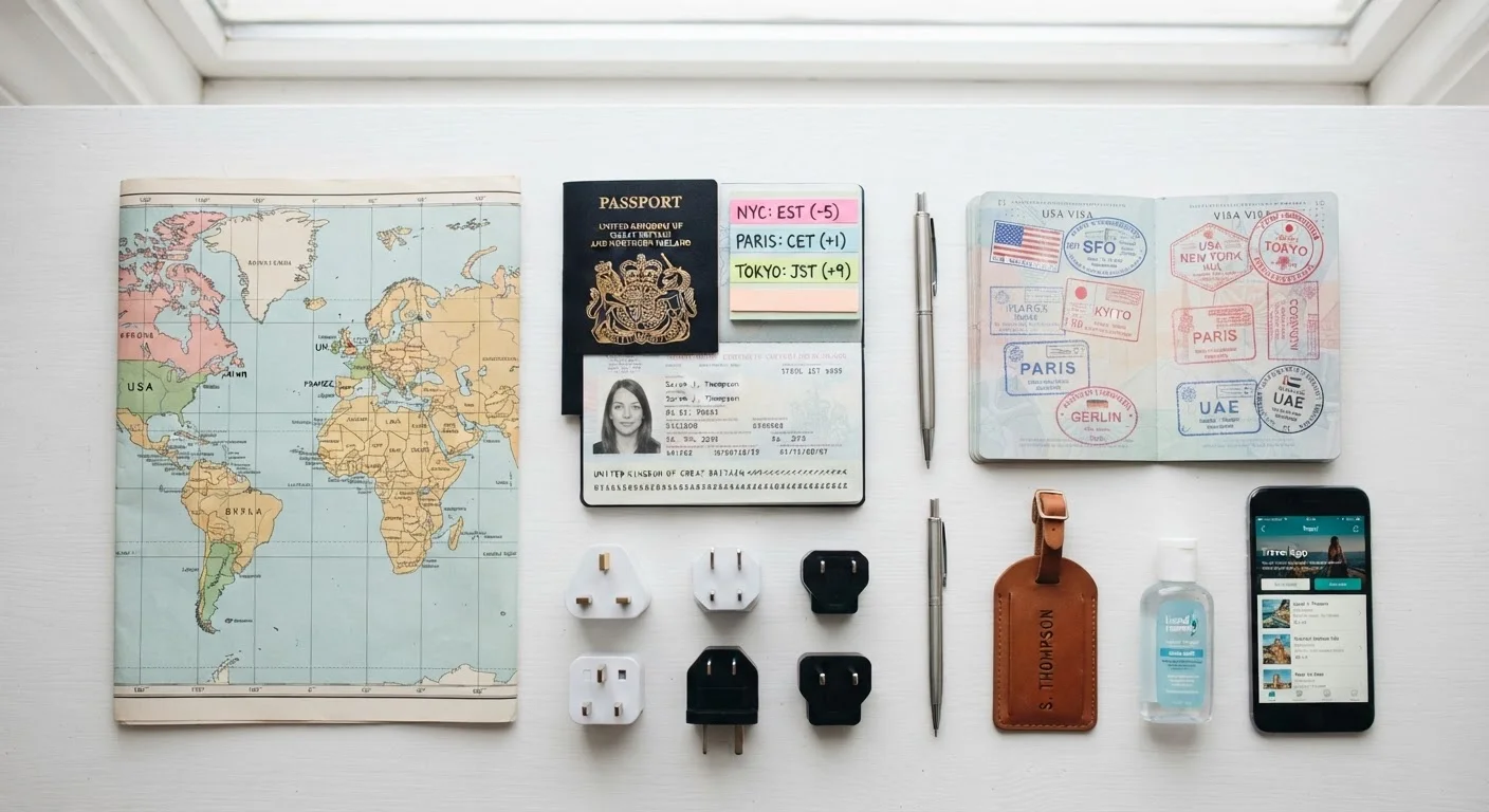 Time Zones, Visas, Voltage: The Reference Sheet Every Traveler Needs