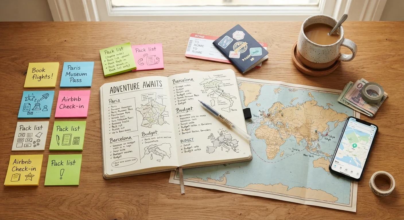 Travel Itineraries from Scratch: A Framework for First-Timers