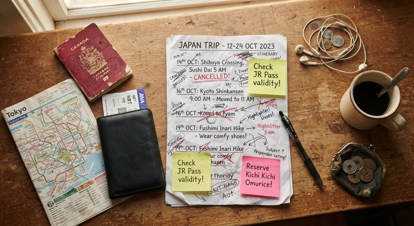 Why Your Itinerary Keeps Falling Apart—and What to Do Differently