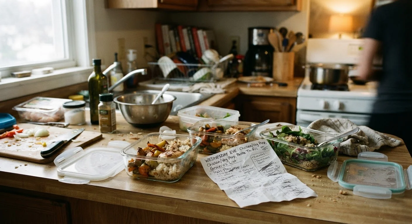 Why Your Meal Plan Falls Apart by Wednesday